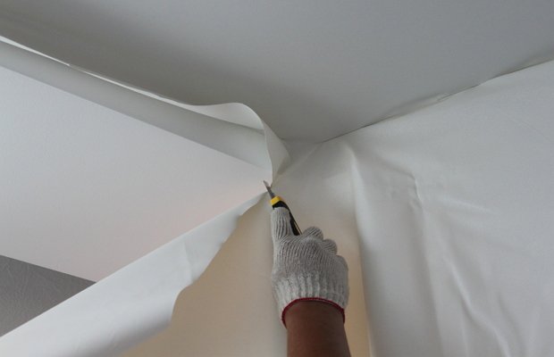 Инструкция по монтажу тканевых потолков